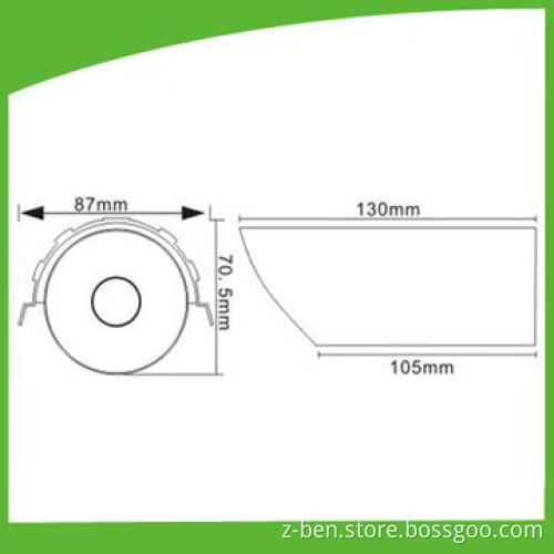 CCTV Water-resistant Camera, 1/3 Inch Sony Dual-speed Scanning CCD/700TVL Sensor, 30m IR Distance